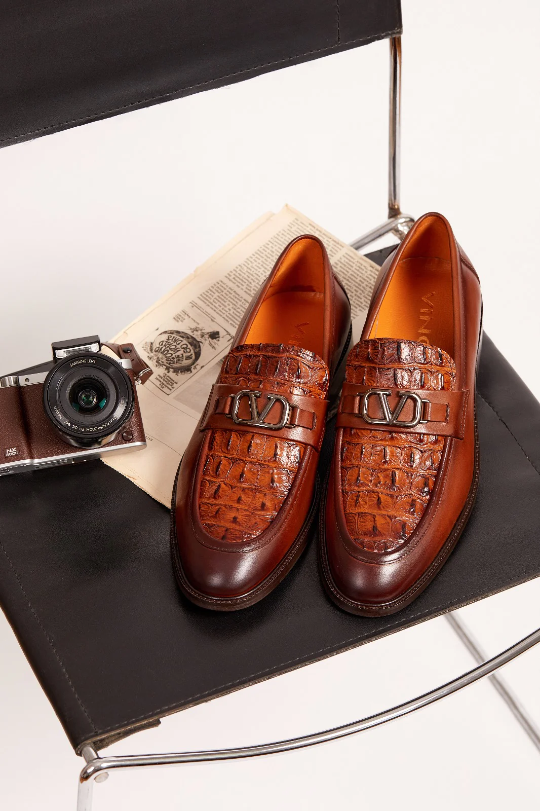 Amsterdam Tan Bit Loafer Men Shoe - Image 7