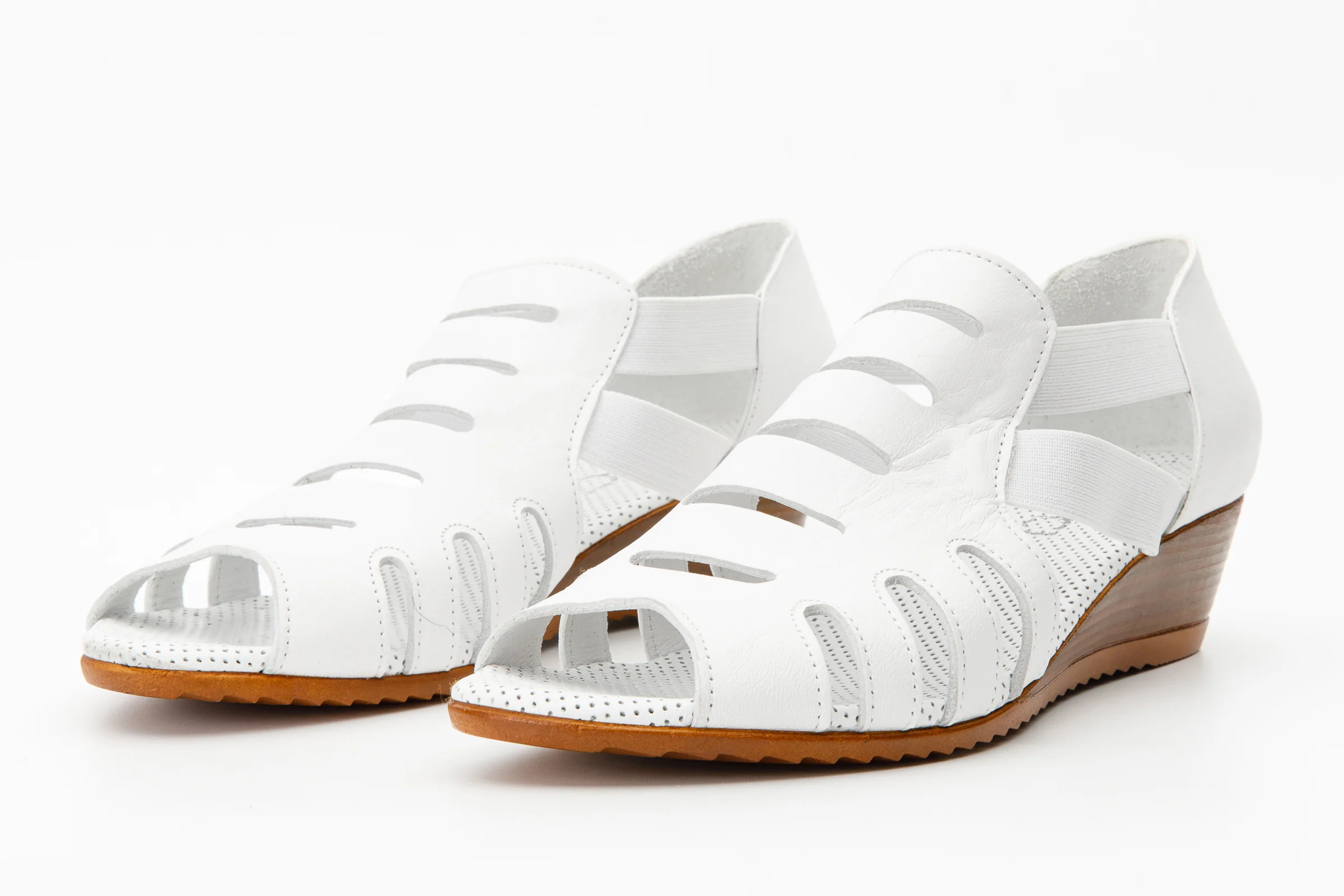 The Atina White Leather Sandal Final Sale! - Image 3