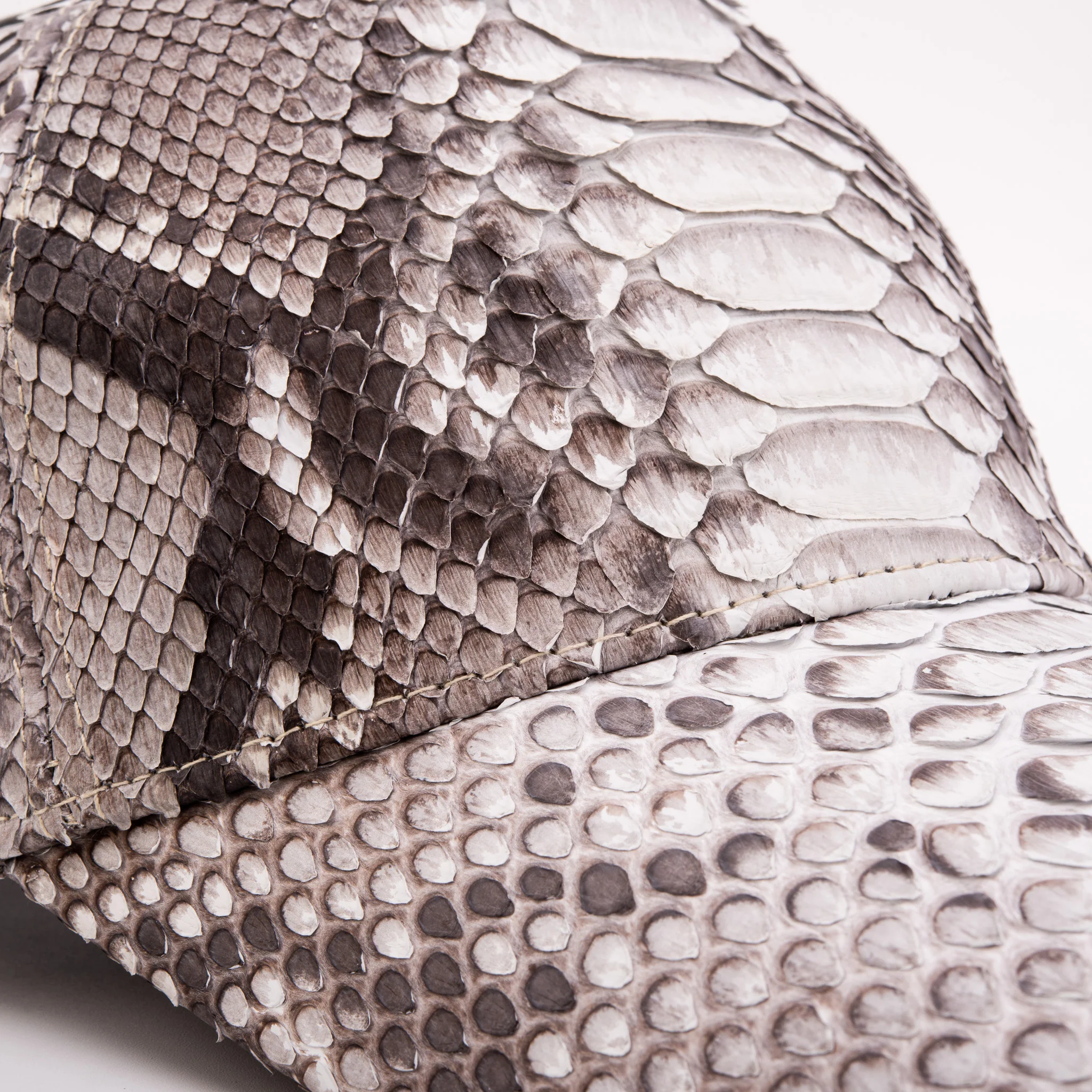 Boss Naturel Python Leather Cap - Image 3