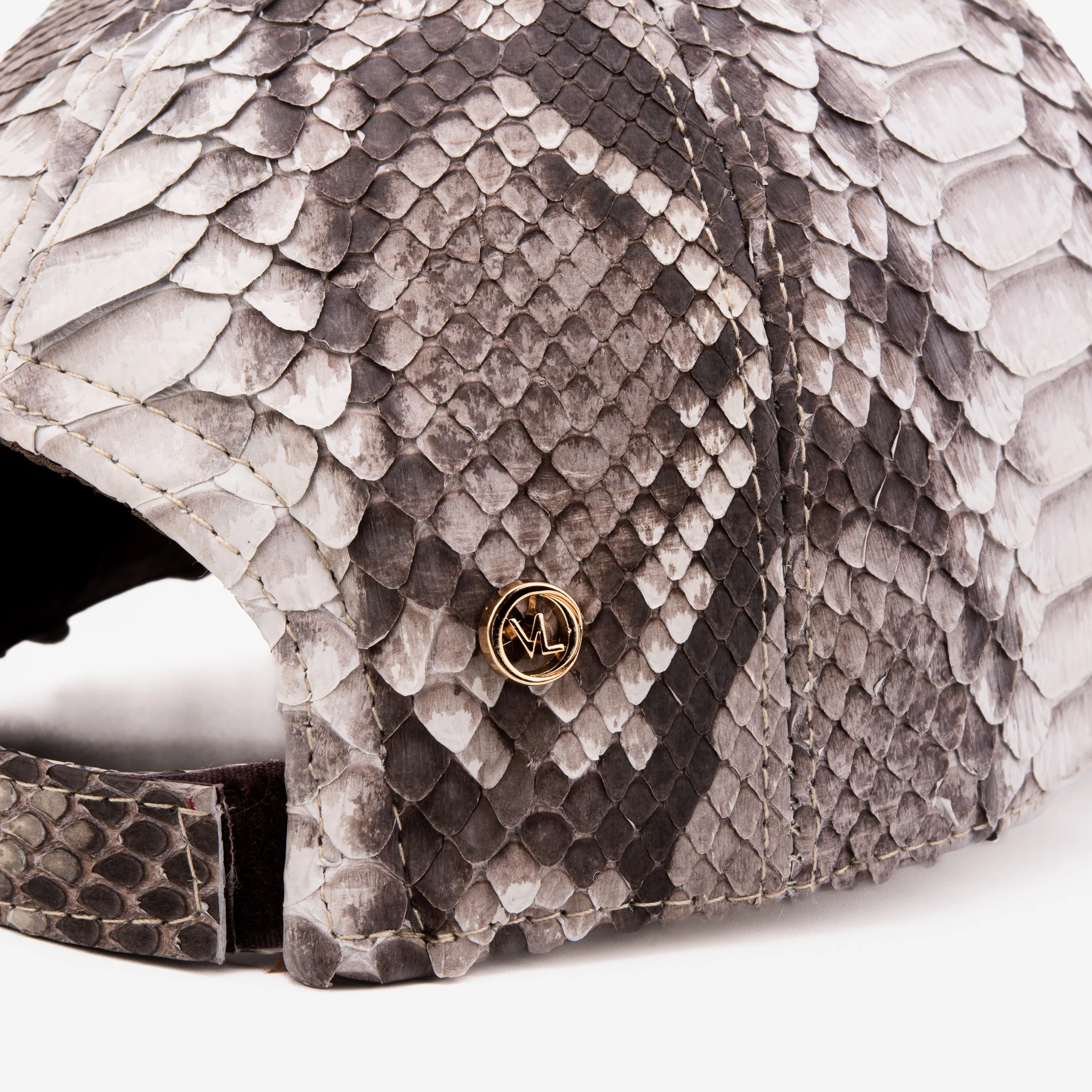 Boss Naturel Python Leather Cap - Image 5