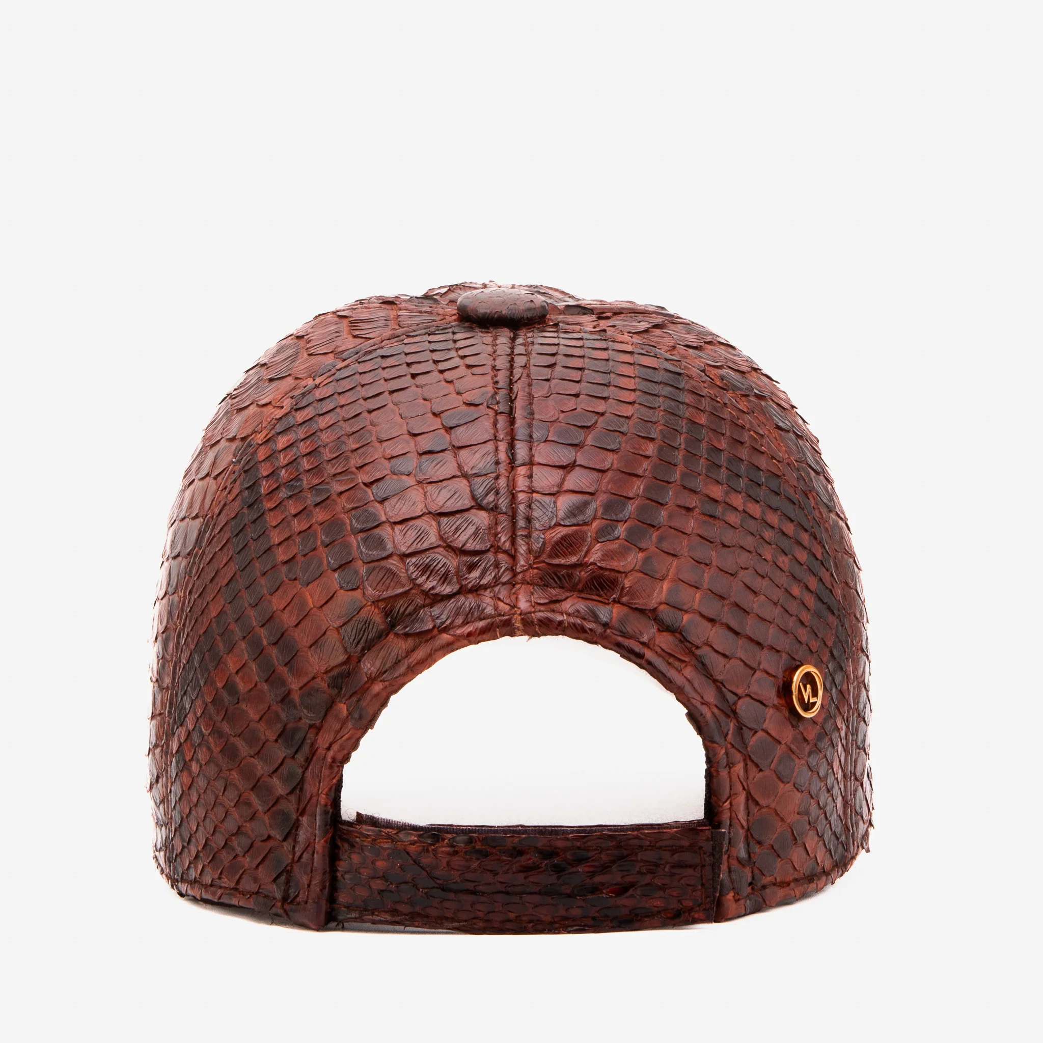 Boss Tan Python Leather Cap - Image 4