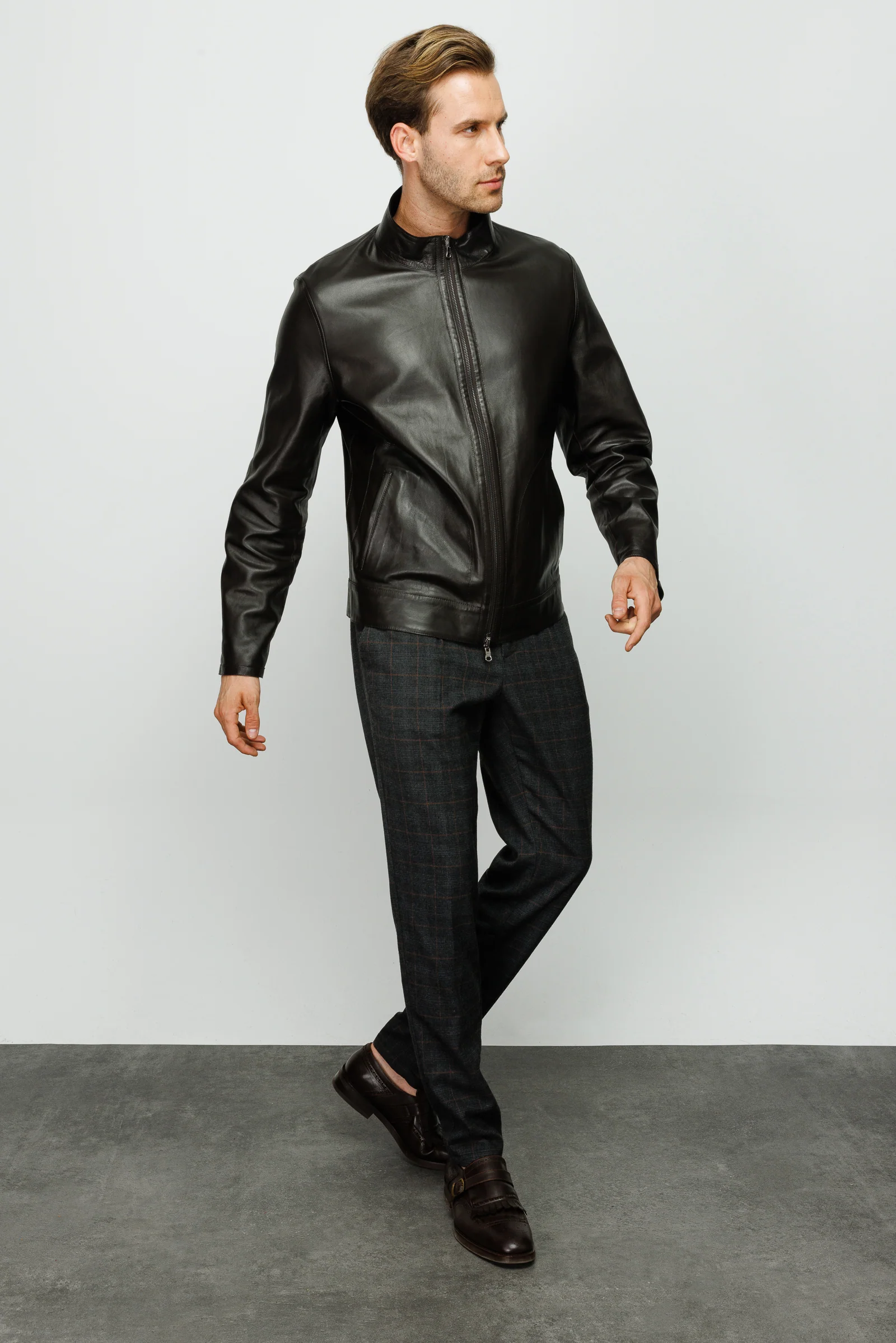 The Del Rio Leather Black Men Jacket - Image 2