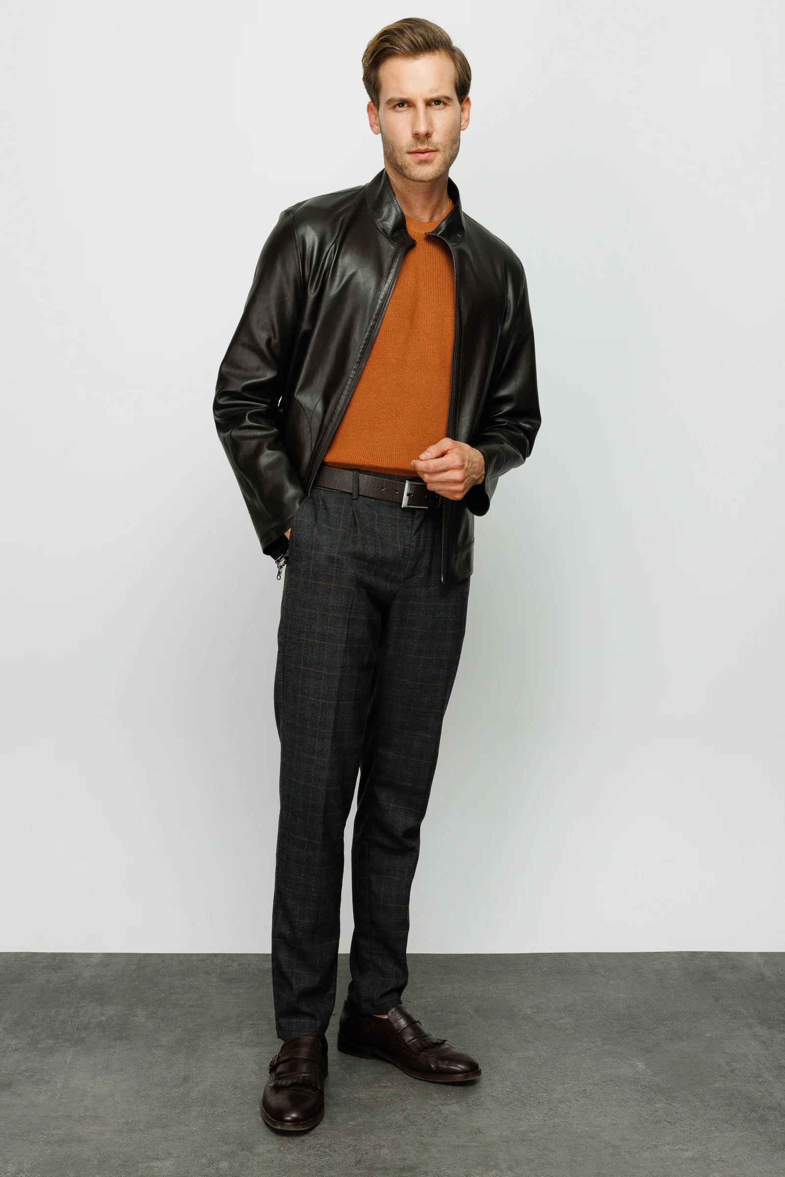 The Del Rio Leather Black Men Jacket - Image 8