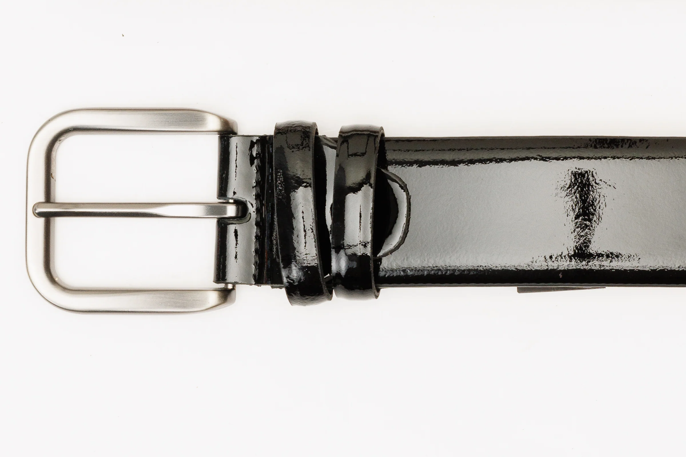 The Dodoma Black Patent Leather Belt - Image 6