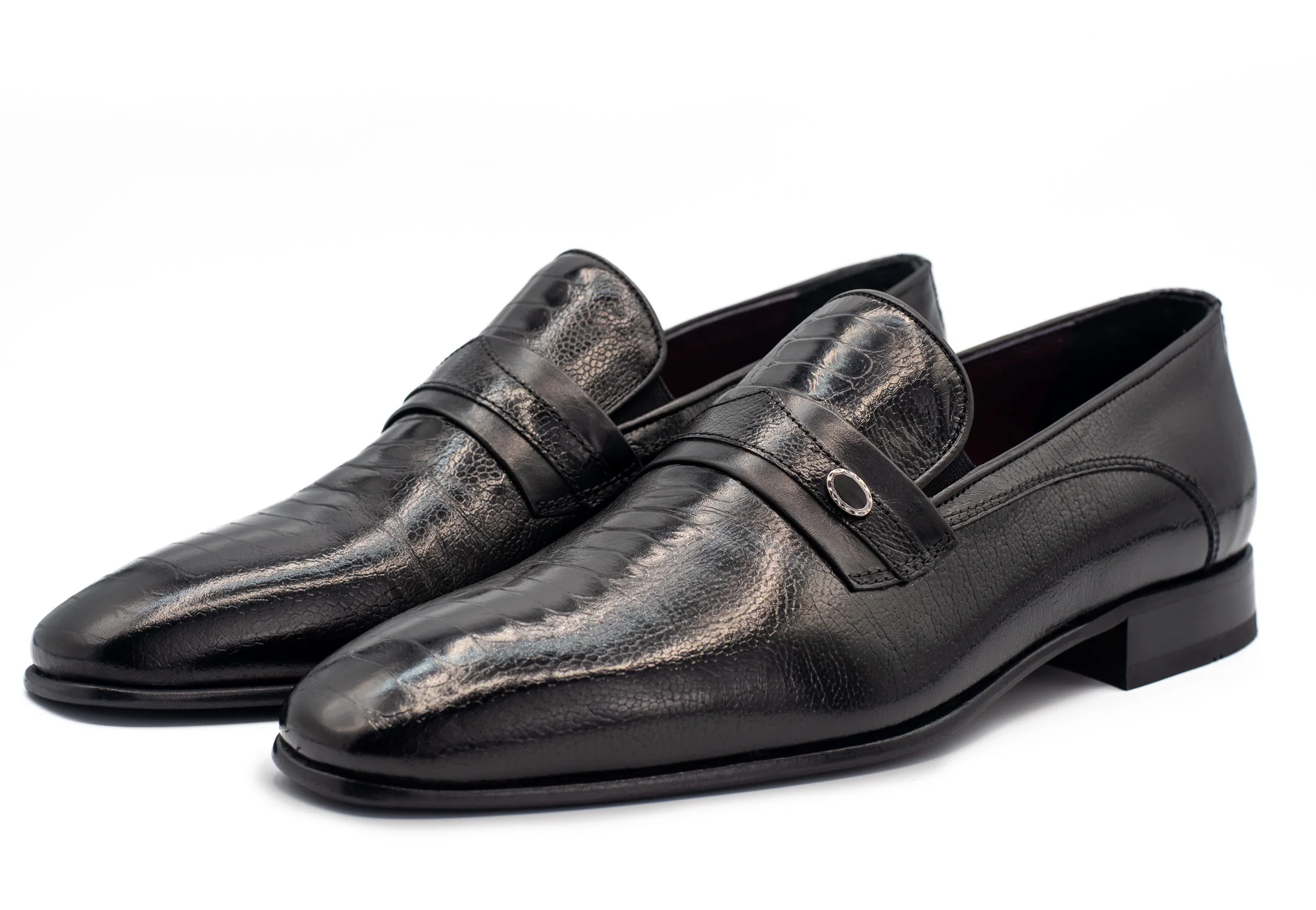 The Bangkok Black Penny Loafer Men Shoe - Image 2