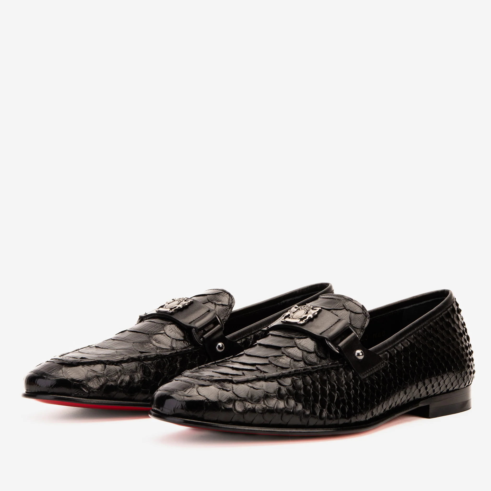 The Boss Pyth Black Shoe Bit Loafer Men Shoe - Image 2