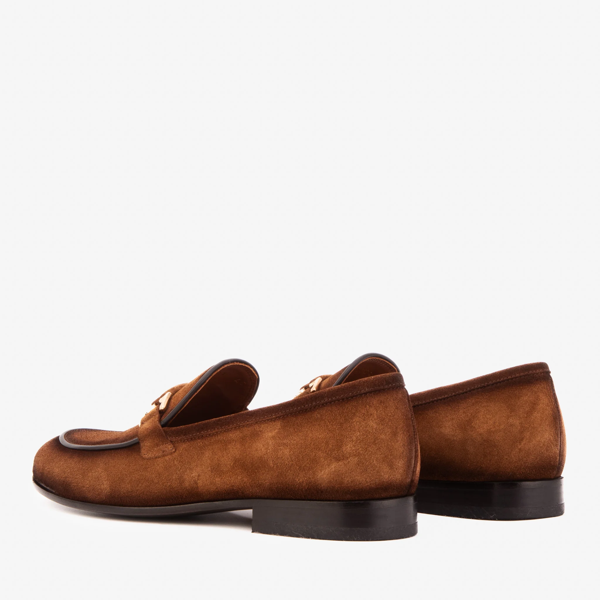 The Brooks Brown Suede Bit Loafer Men Shoe - Image 4