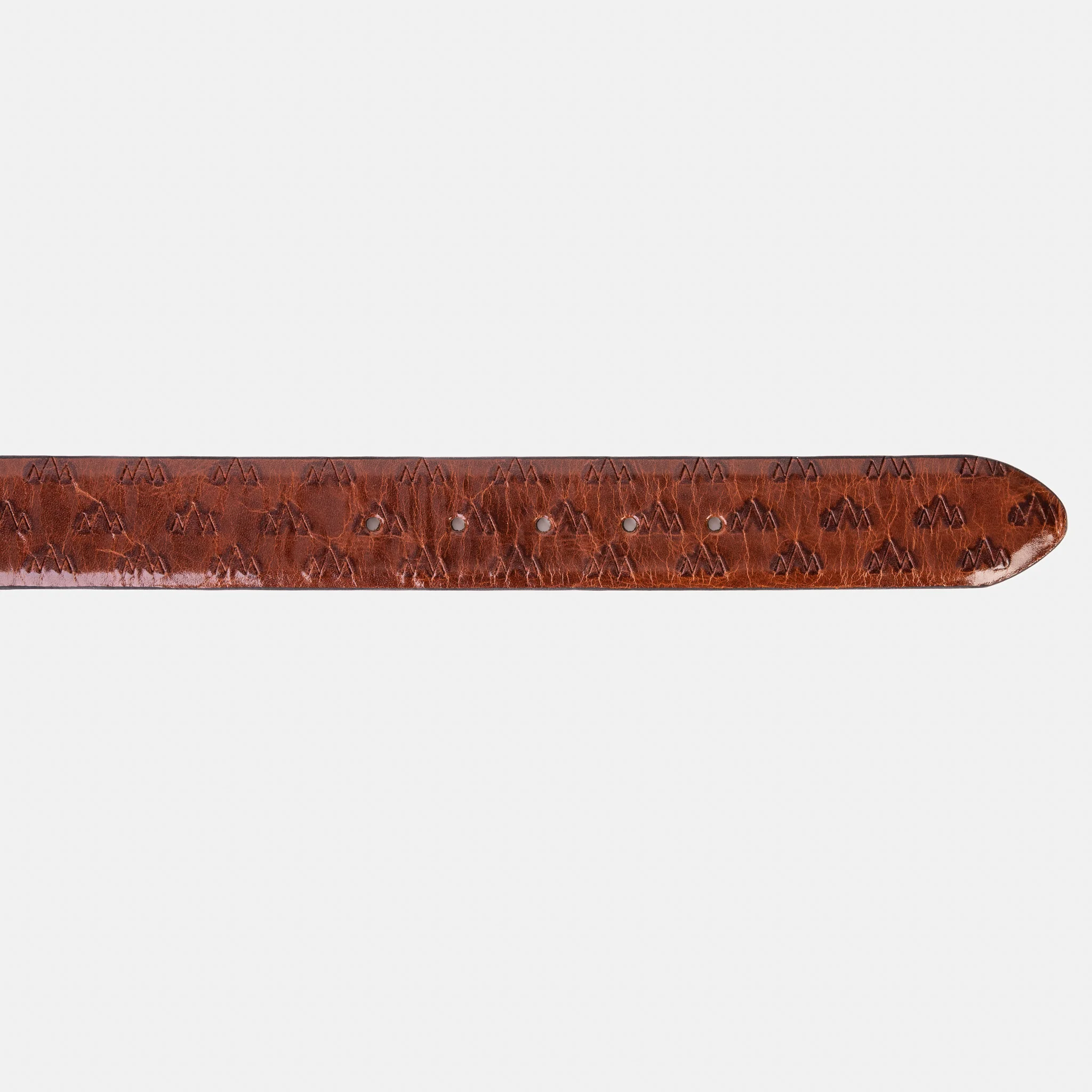 The Caesars Tan & Navy Leather Belt - Image 6