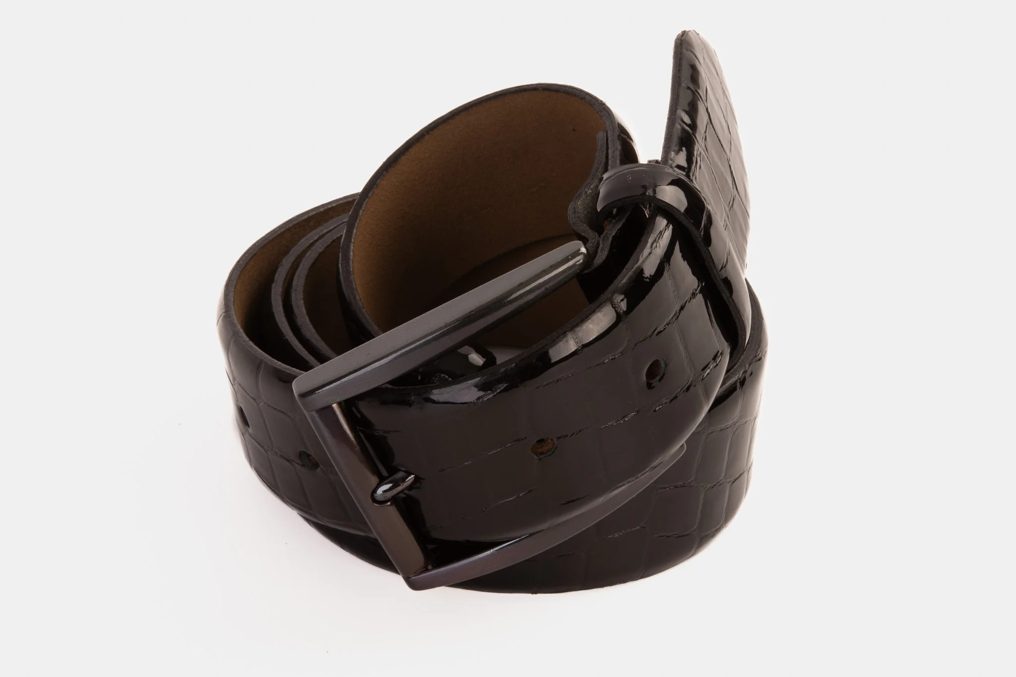 The Cordova Black Patent Leather Belt - Image 5