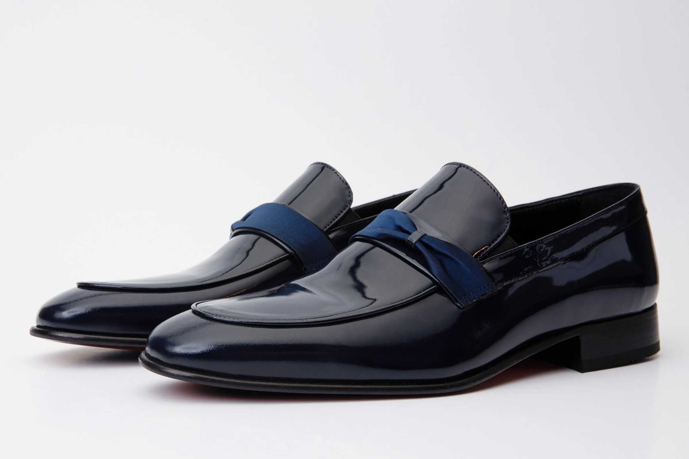 The Dodoma Navy Patent Leather Loafer Men Shoe - Image 2