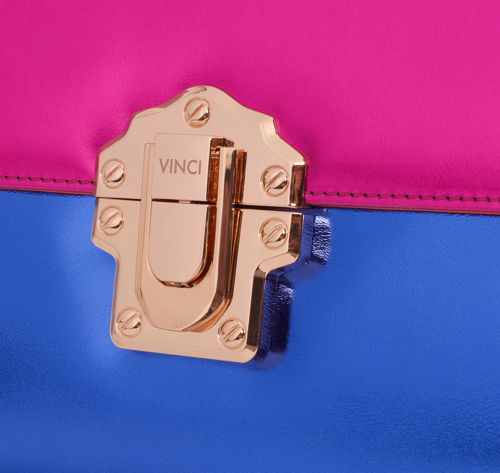 The Duffryn Fuschia Leather Handbag - Image 3