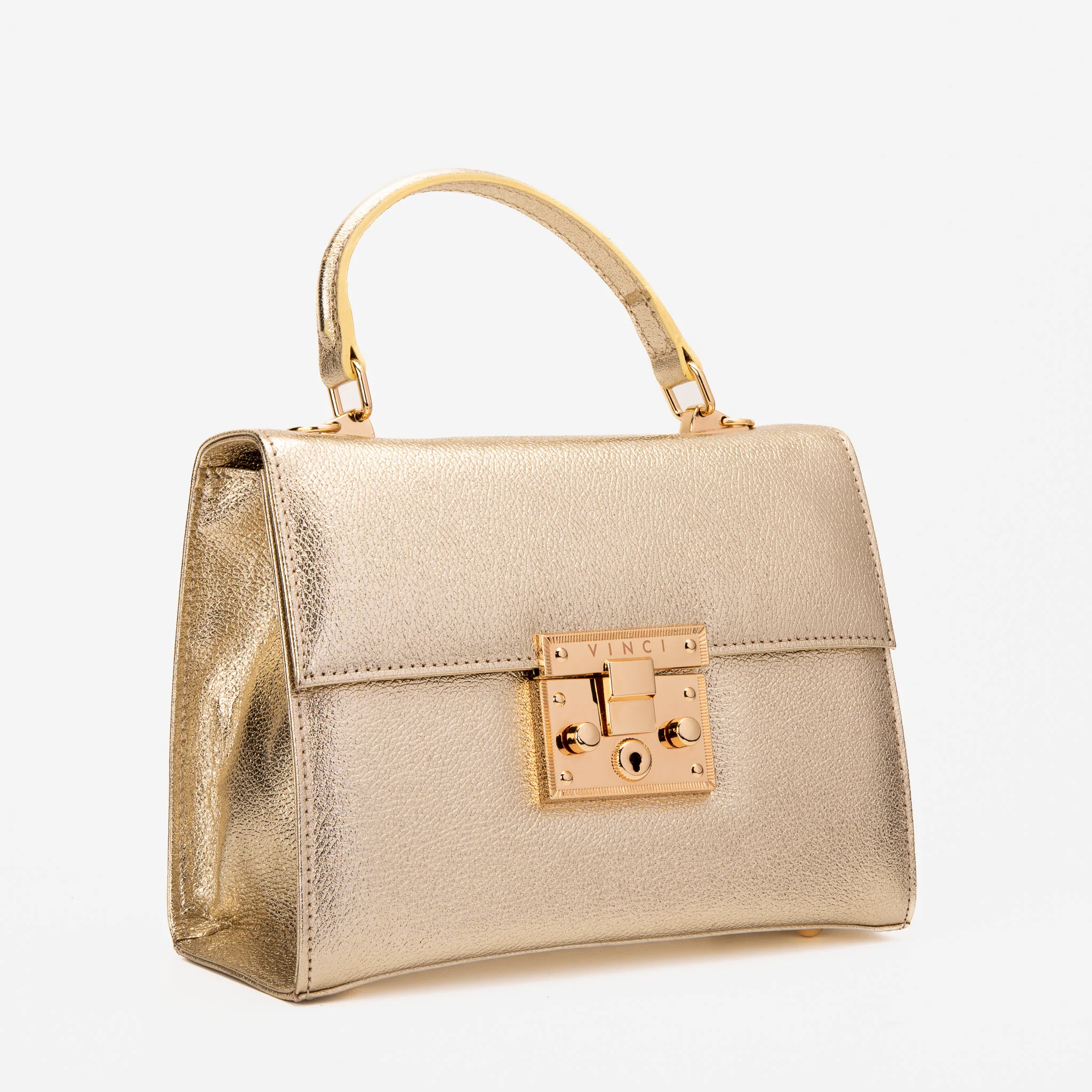 The Ege Gold Leather Handbag - Image 2