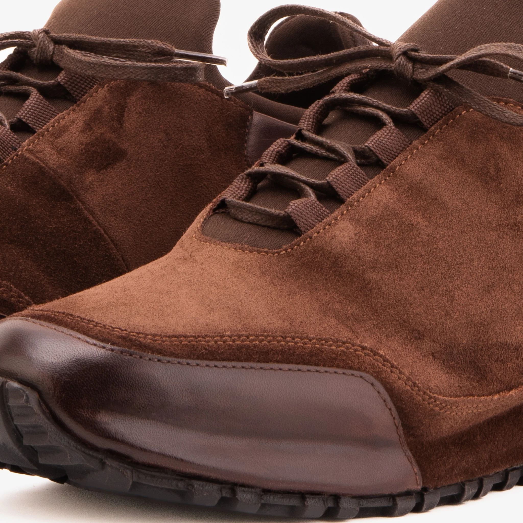 The Hudson Brown Suede Men Sneaker - Image 3