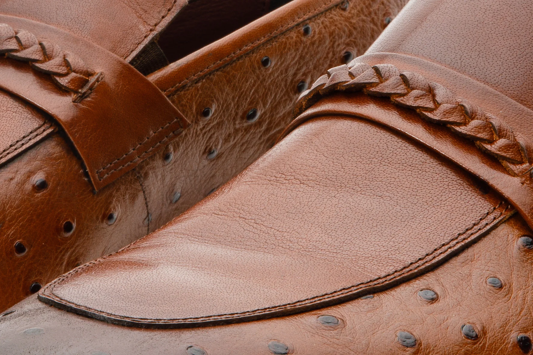 The Johannesburg Brown Leather Dress Loafer Men  Shoe - Image 4