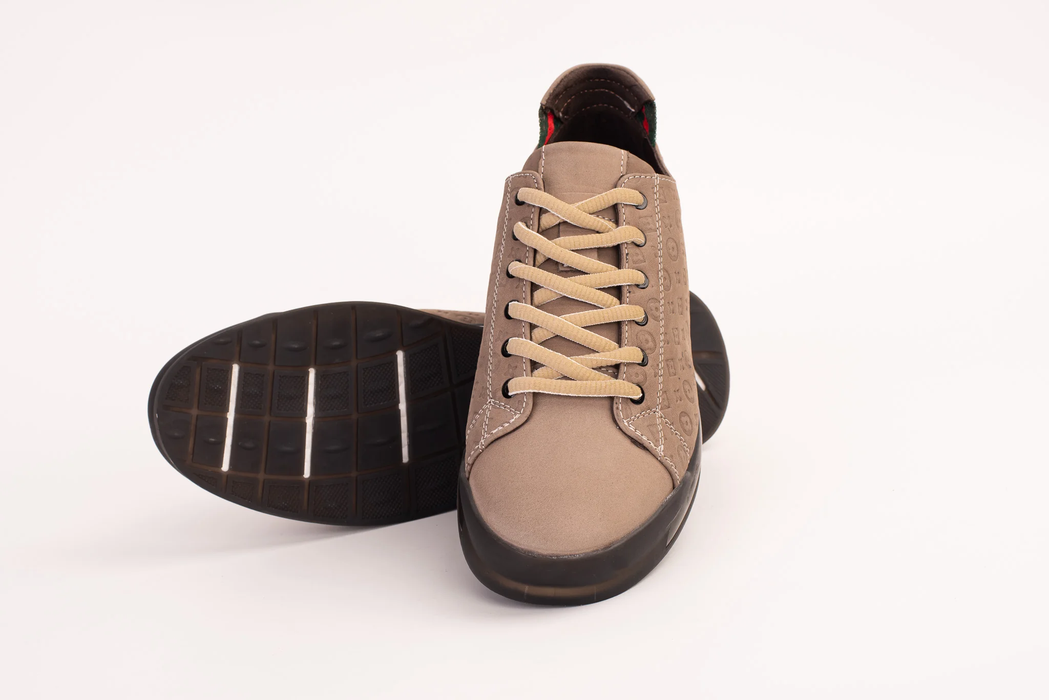 The Journey Beige Leather Men Sneaker Final Sale! - Image 6