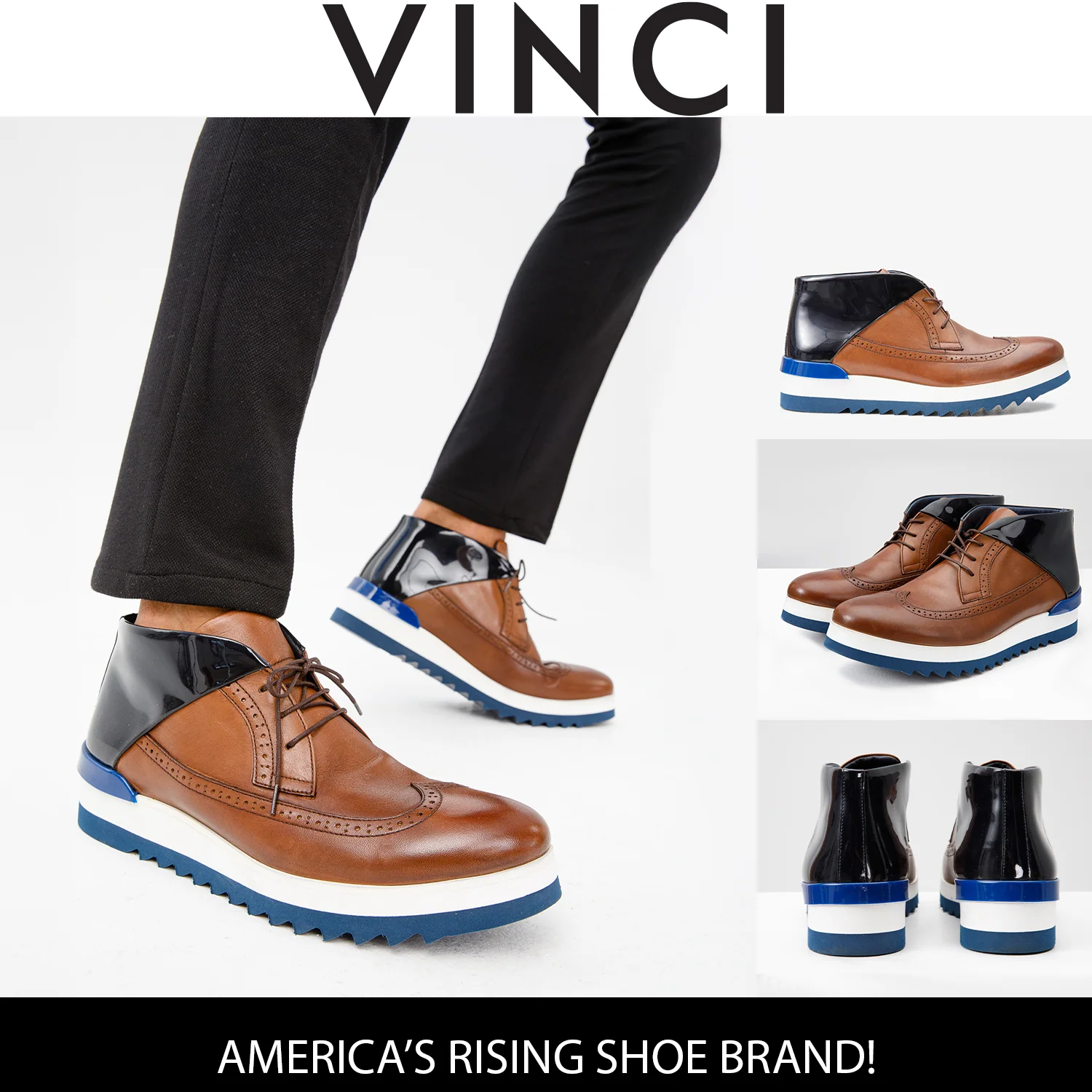 The Kagan Tan Wingtip Chukka Men Sneaker Boot - Image 14