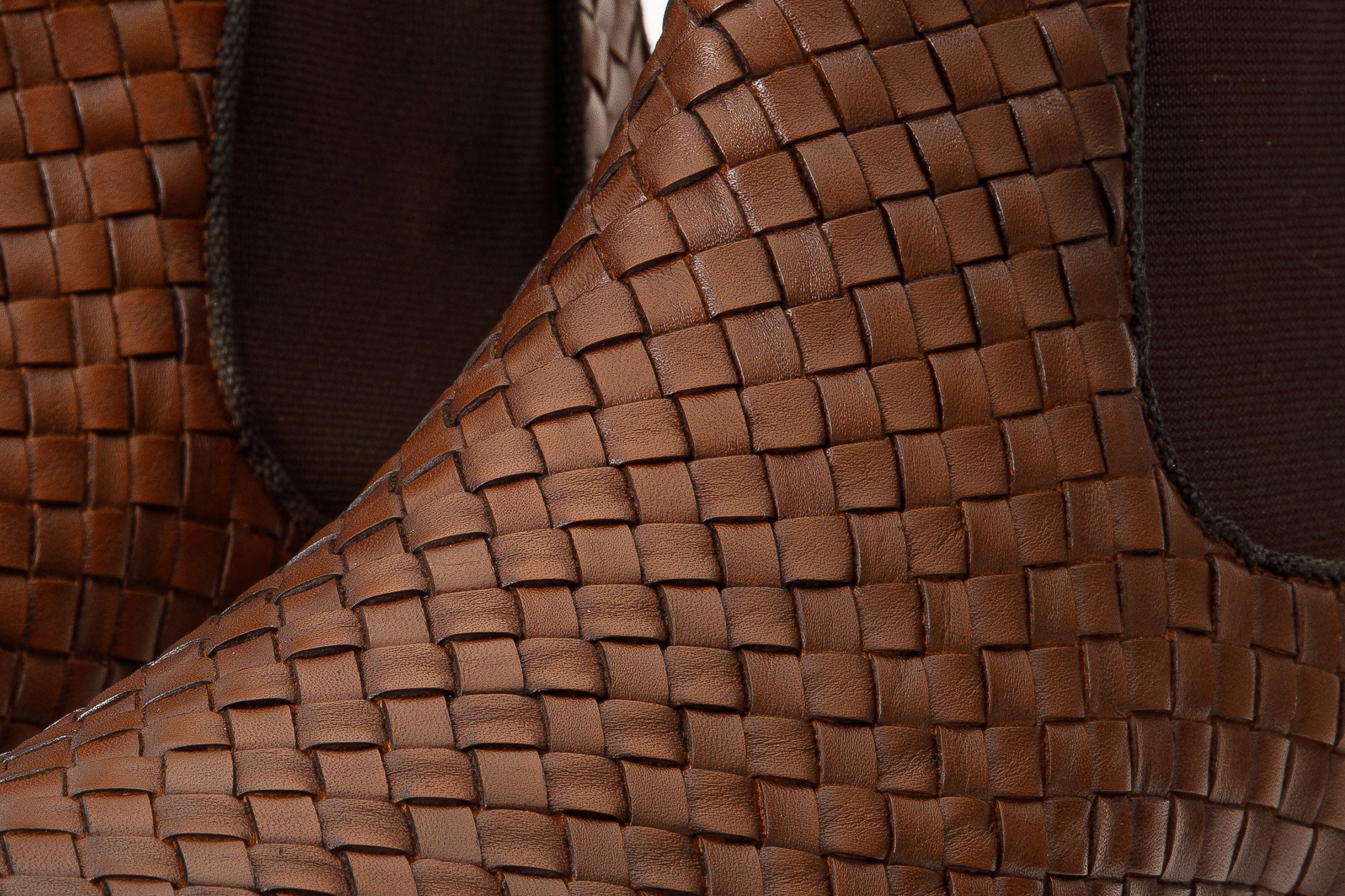 The Luxpre Tan Leather Handwoven Casual Chelsea Men Boot Final Sale! - Image 4