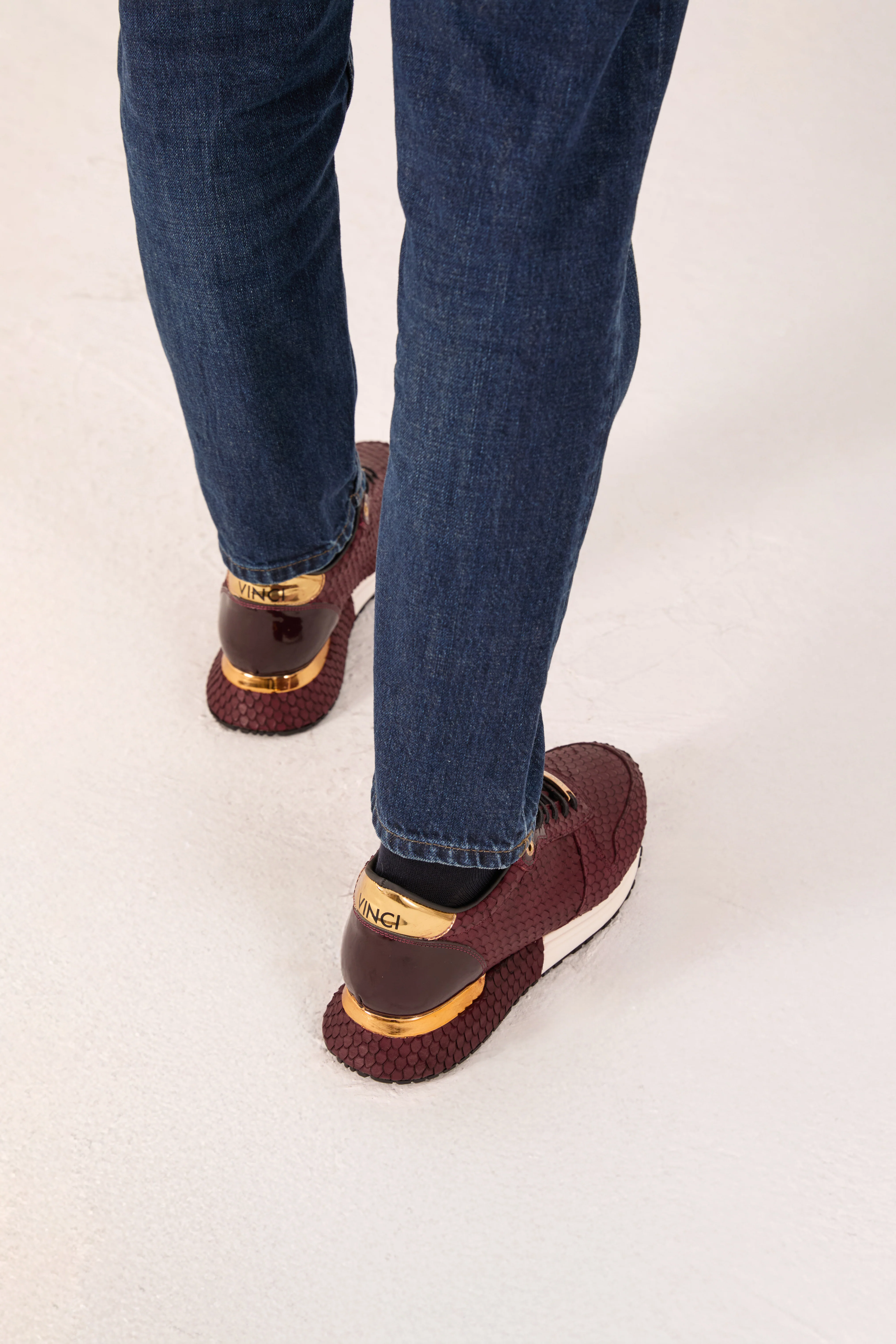 The Majesty Burgundy Leather Men Sneaker - Image 18