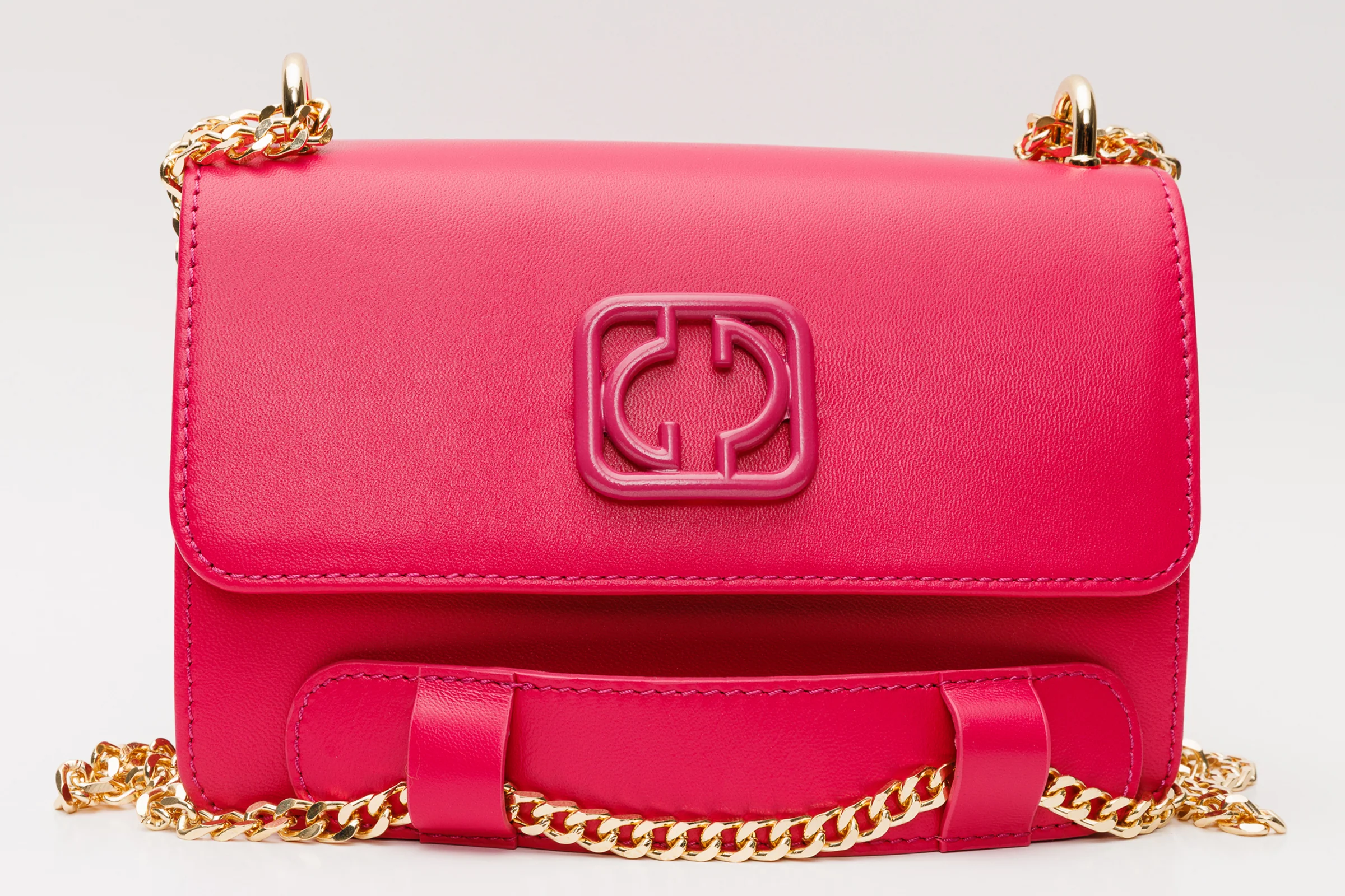 The Maneadero Fuchsia Leather Handbag - Image 8