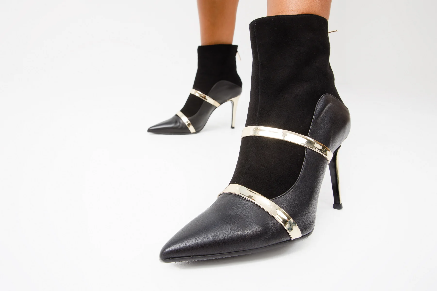 The Manila Black Leather Ankle Women Boot - Image 3