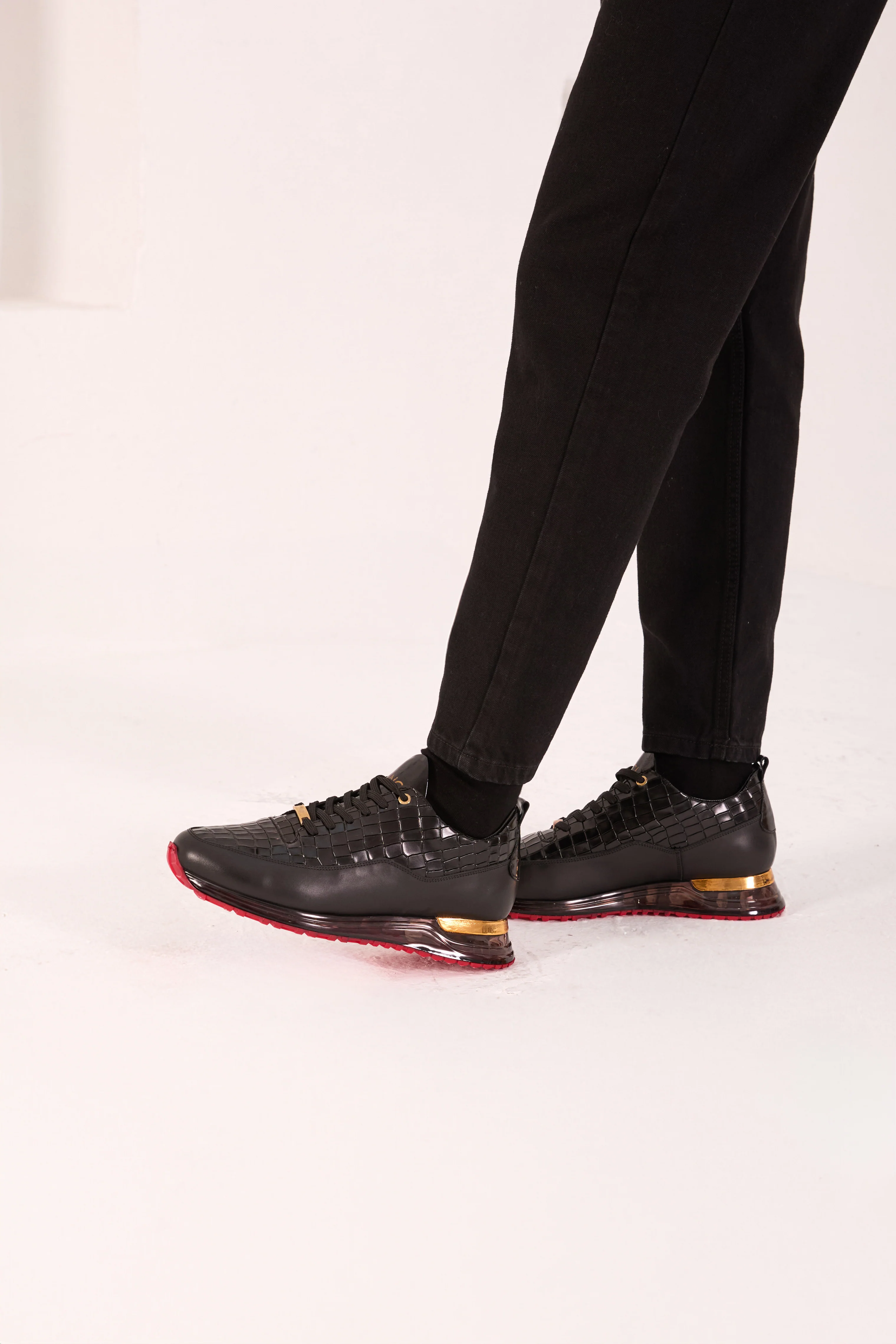 The Marseille Black Leather Men Sneaker - Image 11