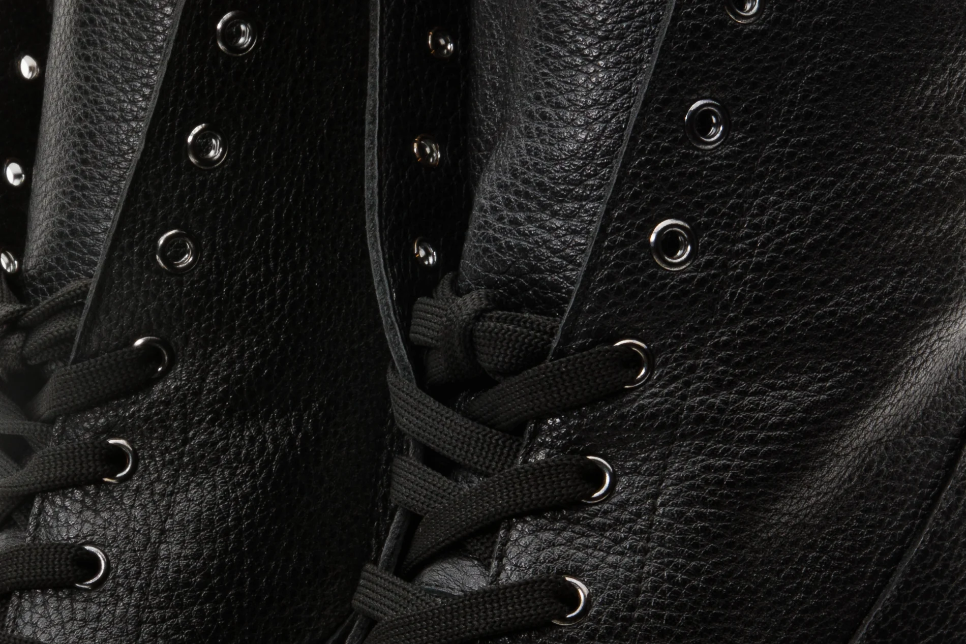 The Melo Black Leather Natural Fur Mid Calf Platform Heel Women Boot - Image 6