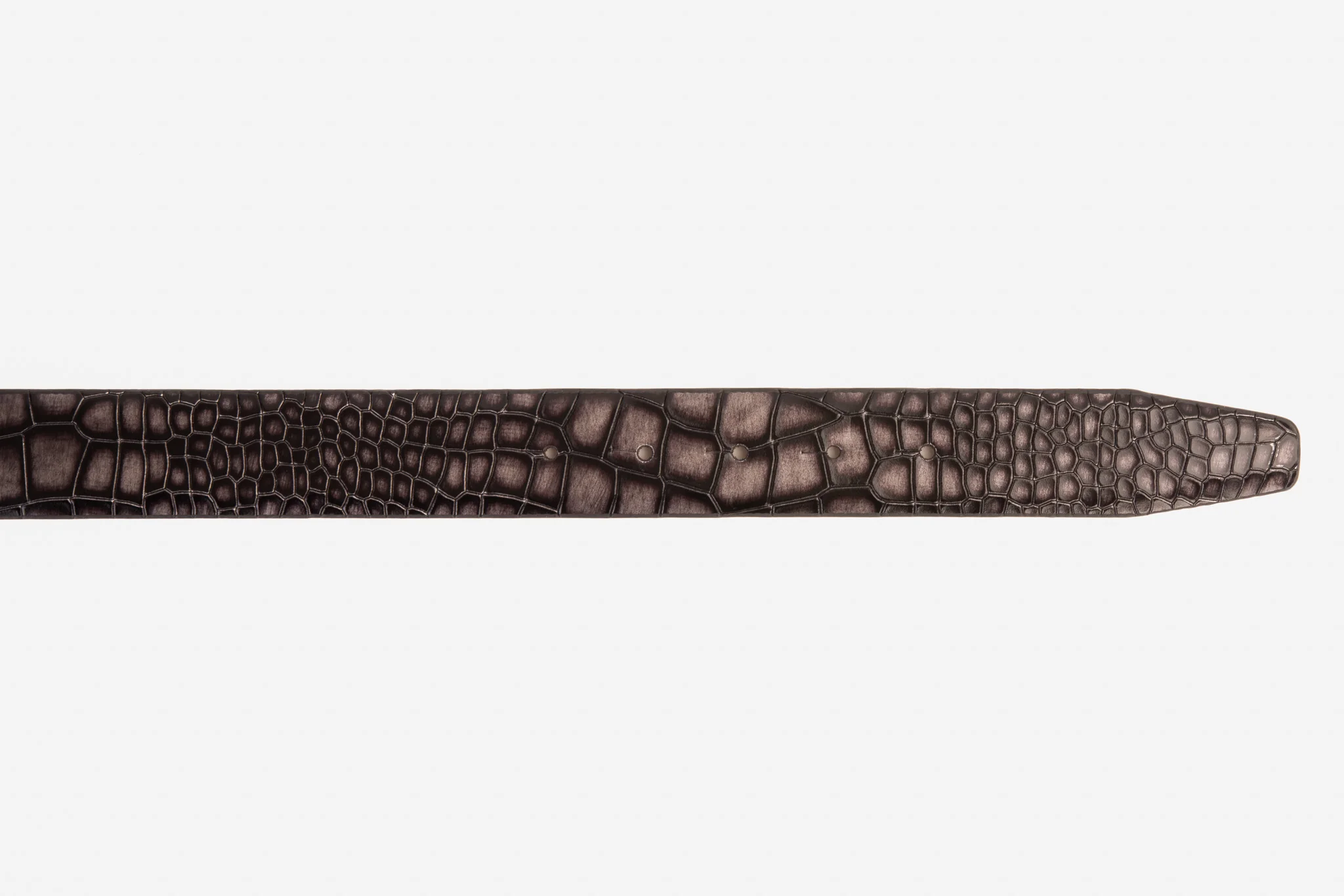 The Mississippi Gray Leather Belt - Image 5