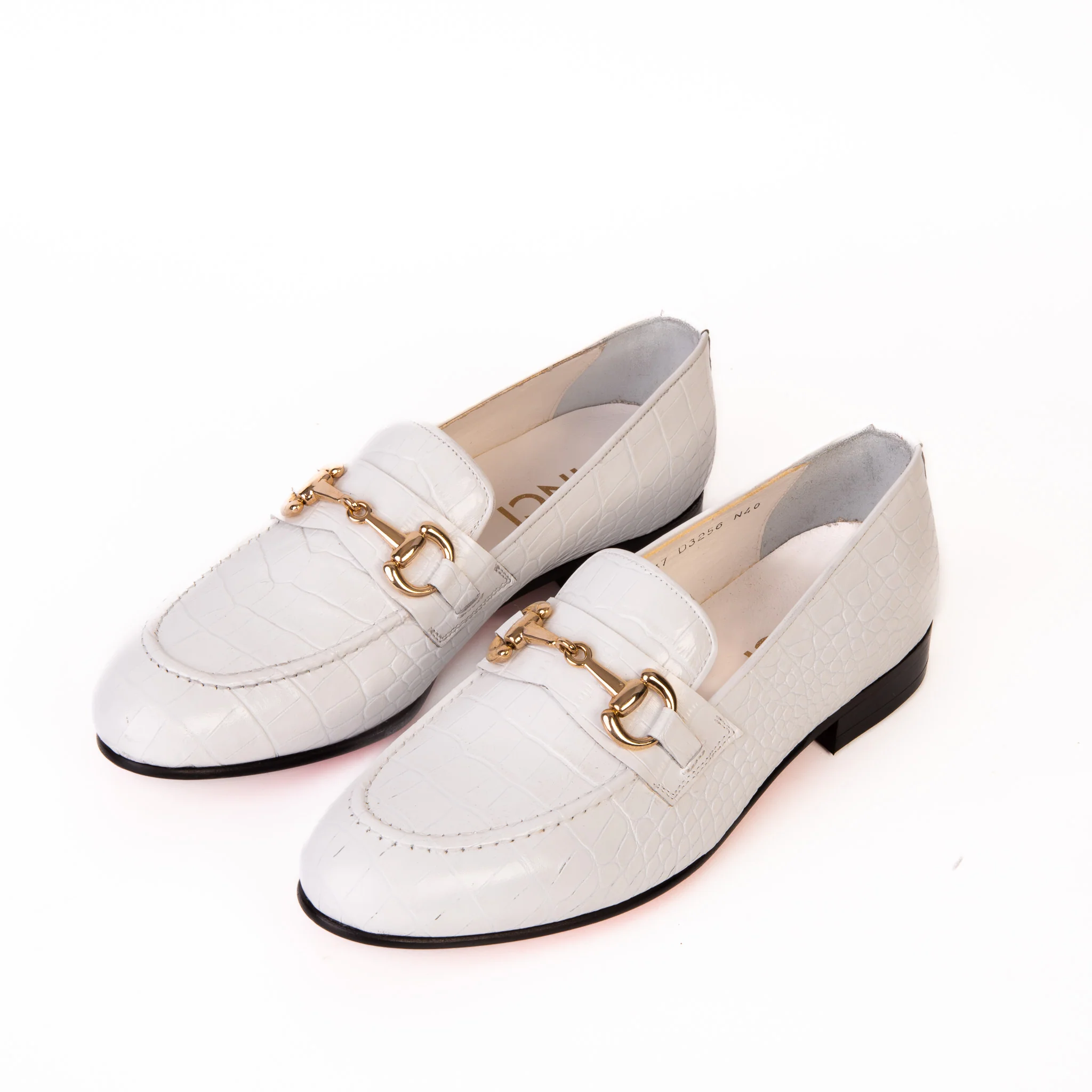 The Monaco White Leather Men Shoe Bit Loafer - Image 6