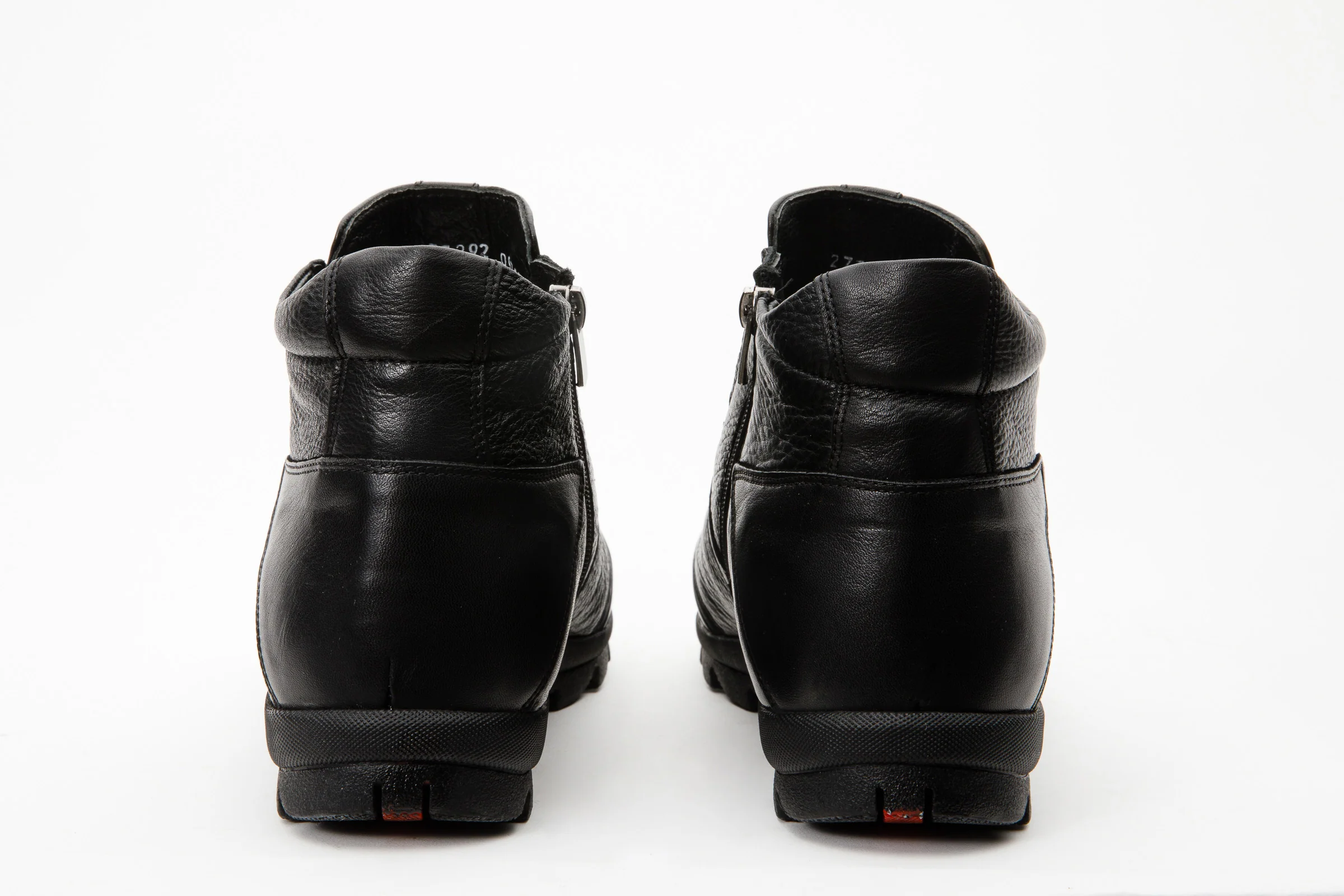 The Montreal Black Leather Casual Zip-Up Ankle Men Boot - Image 4