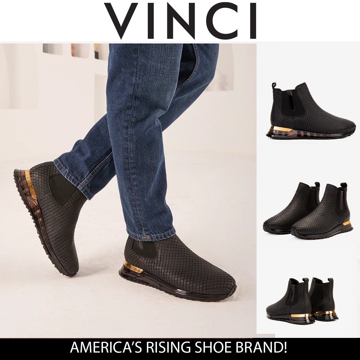 The Panther Black Leather Men Chelsea Boot - Image 22