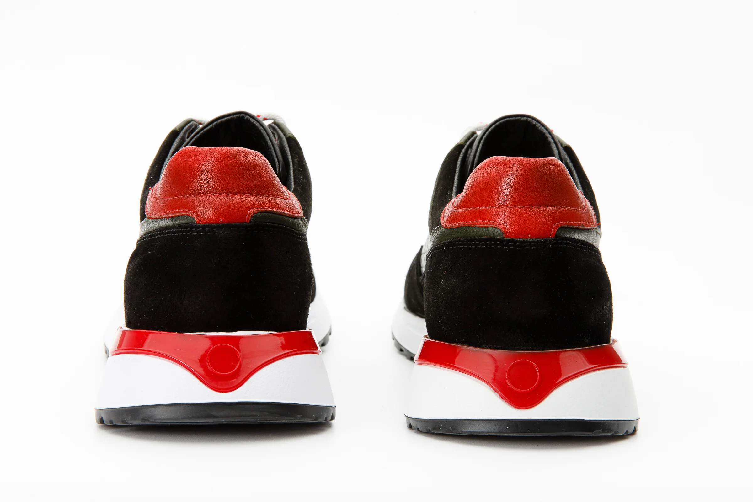 The Rakka Black & Red Leather Men Sneaker Final Sale! - Image 5