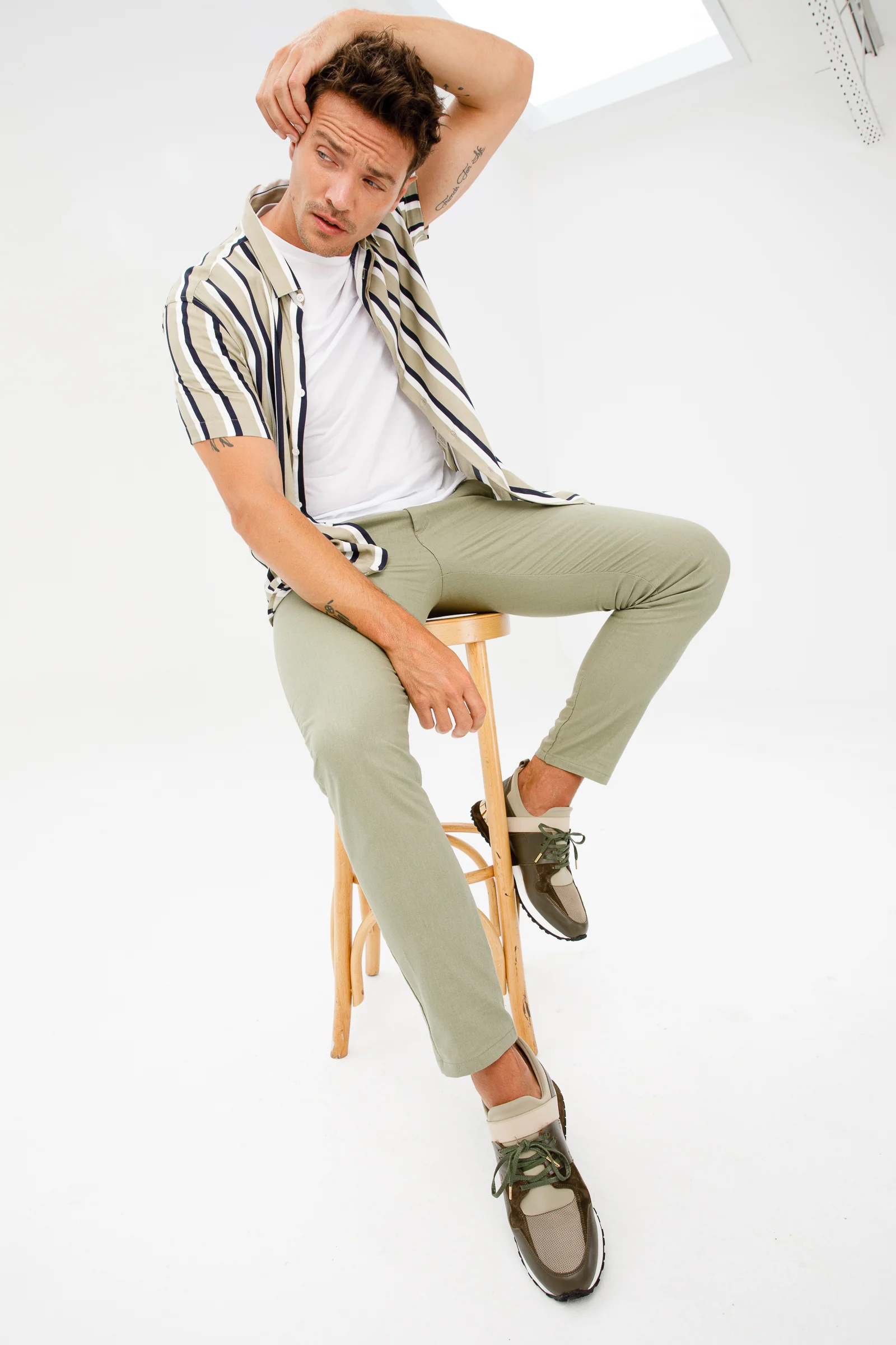 The Reno Green Leather Men Sneaker Final Sale! - Image 3