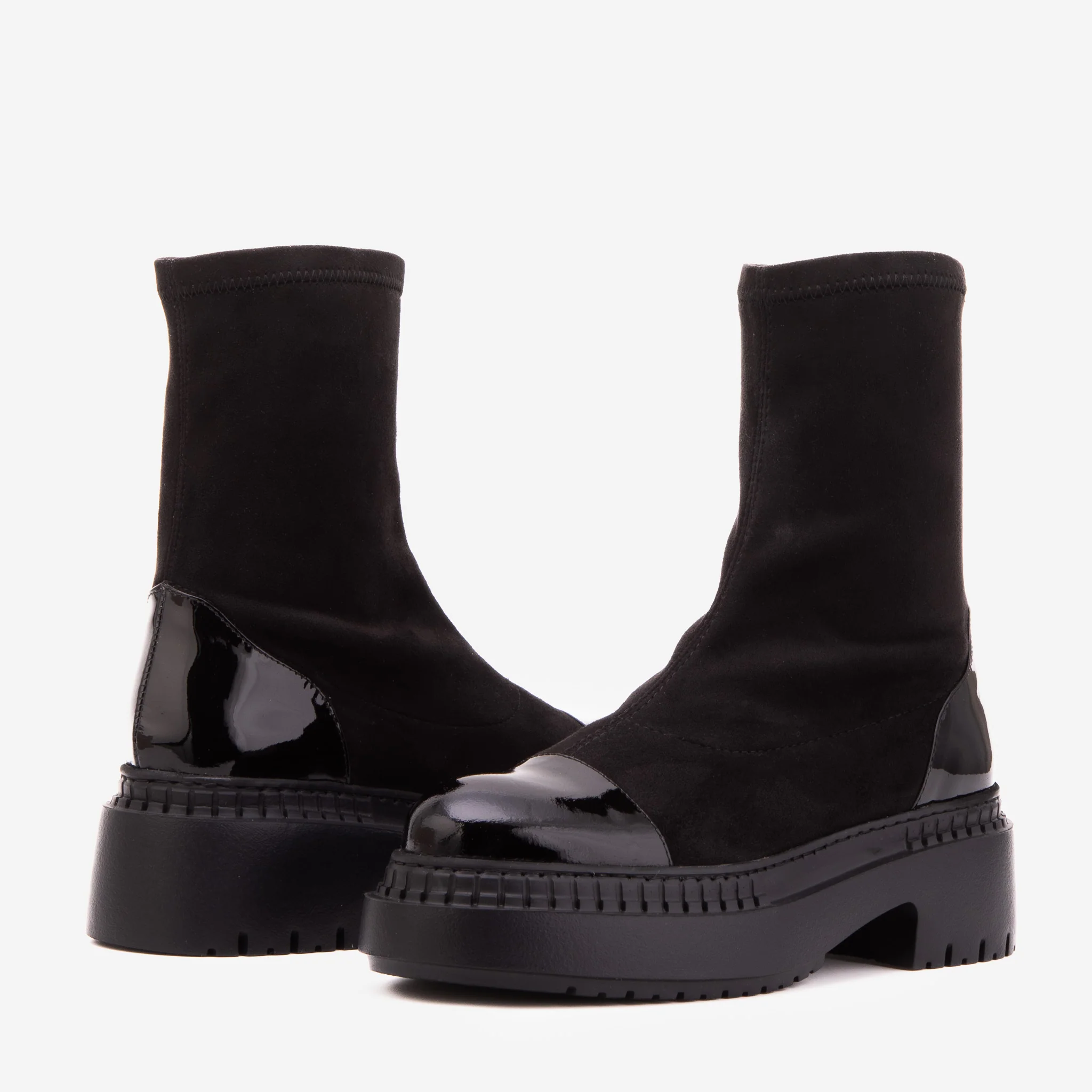 The Sorella Black Tip Suede Leather Women’s Boot - Image 5