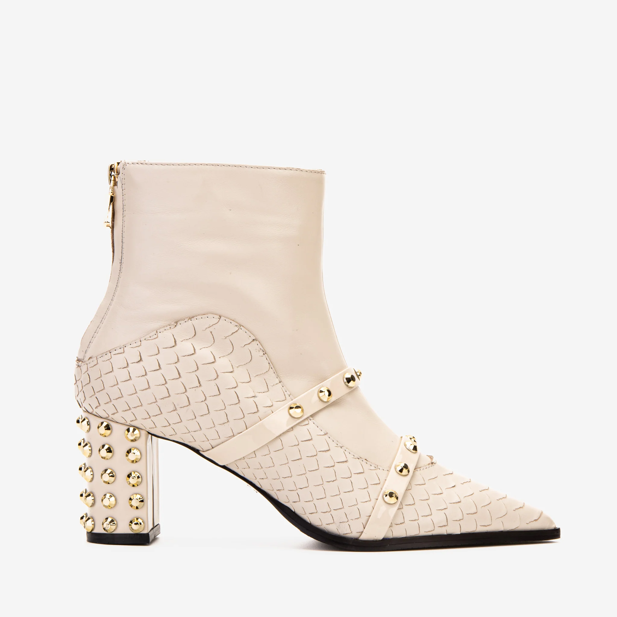 The Valentina Leather Block Heel Women Boot - Image 2