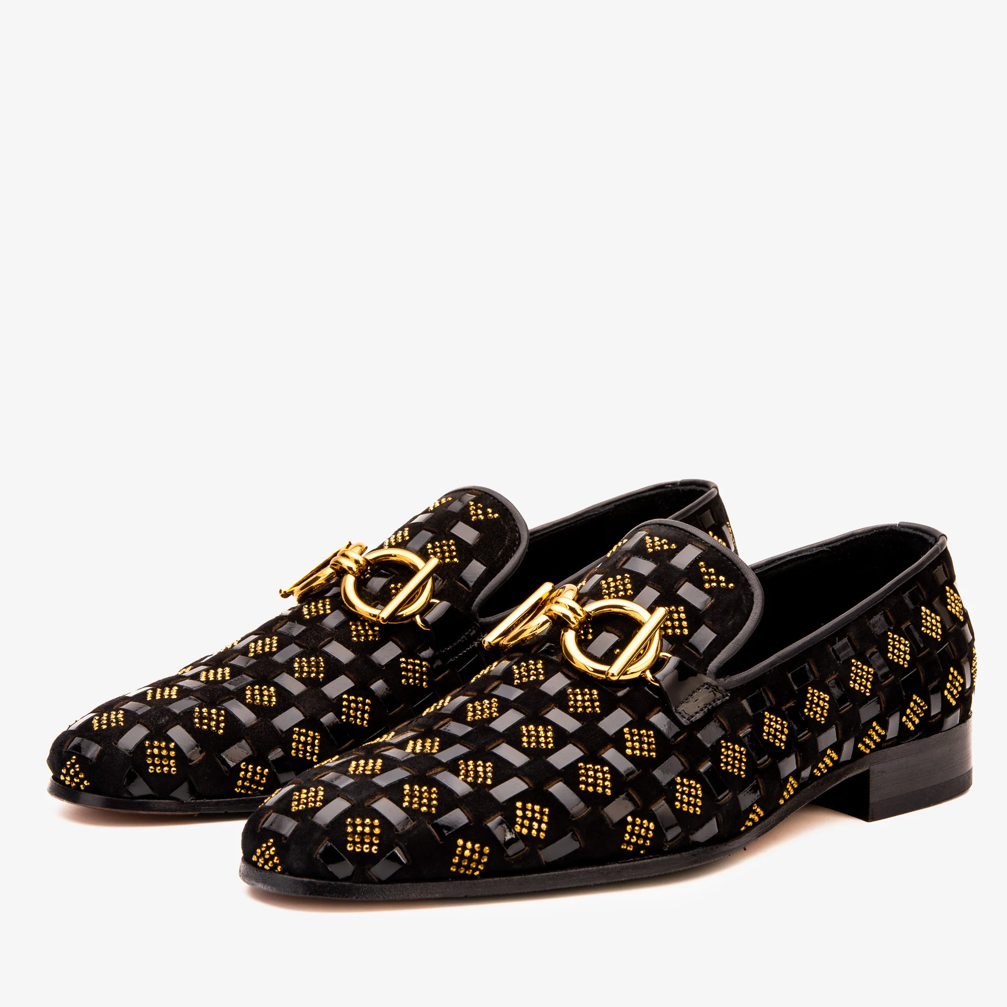 The Vicino Men Shoe Black Bit Dress Loafer - Image 2
