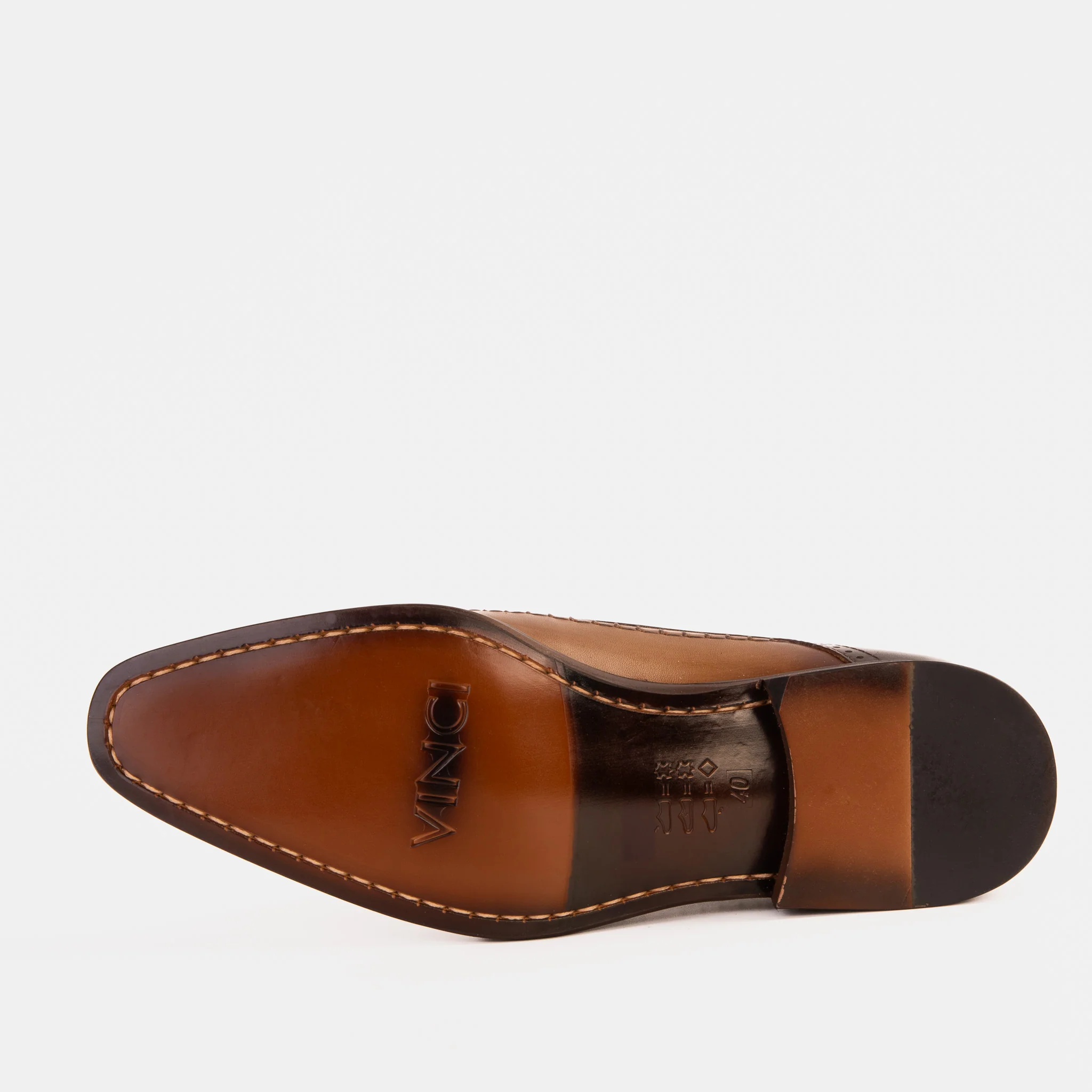 The Moon Tan Leather Derby Men Shoe - Image 5